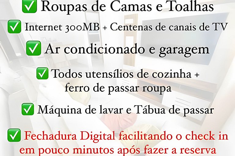 M203- Apto de 2/4 com Ar, Garagem e Rápido Acesso