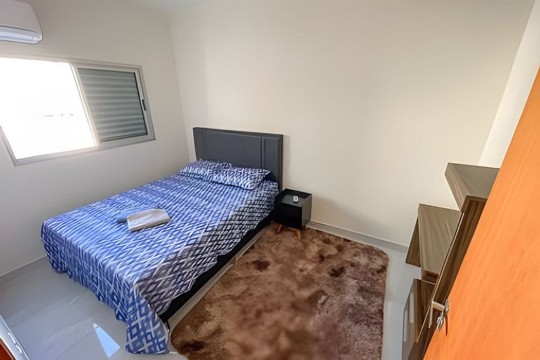 205- Apto de 2/4 com Ar, Garagem e Check in Rápido