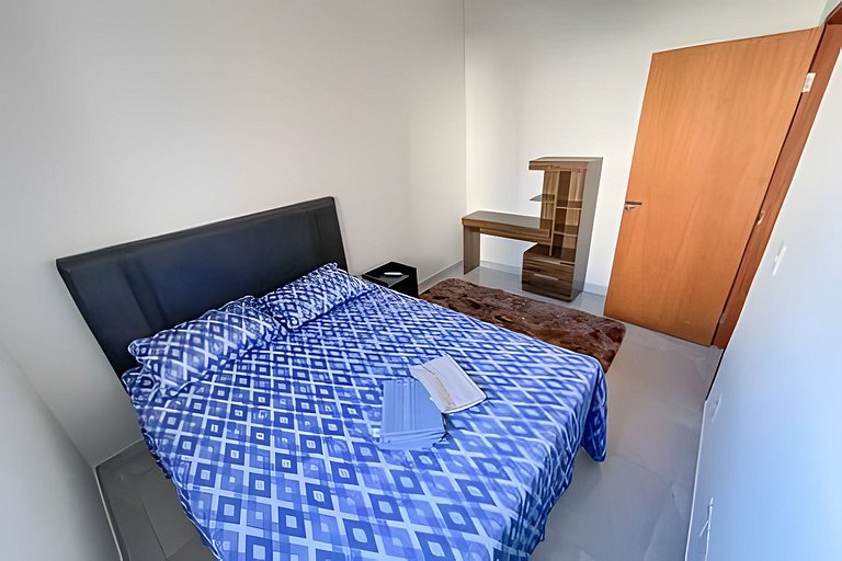 205- Apto de 2/4 com Ar, Garagem e Check in Rápido