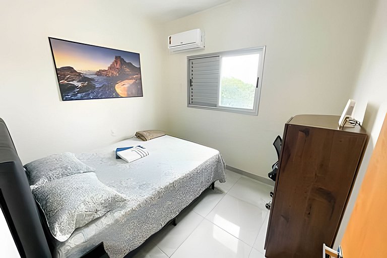 202- Apto de 2/4 com Ar, Garagem e Check in Rápido