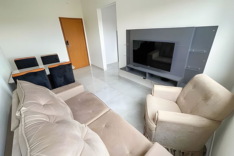 206- Apto de 2/4 com Ar, Garagem e Check in Rápido