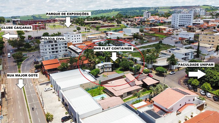 Egito - Flat Studio Completo com Ar Condicionado