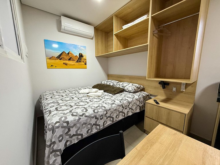 Egito - Flat Studio Completo com Ar Condicionado