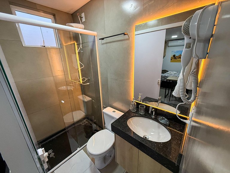 Egito - Flat Studio Completo com Ar Condicionado