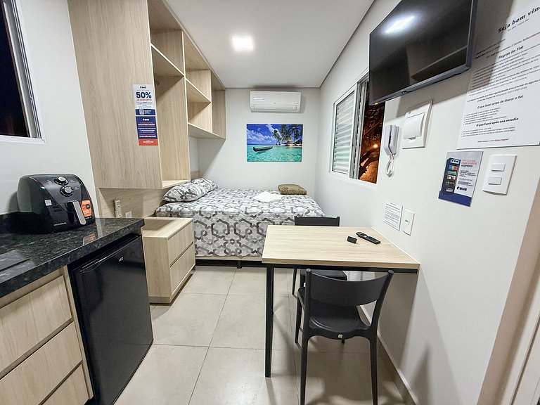 Panamá - Flat Studio apenas 100m Parque de Exp.
