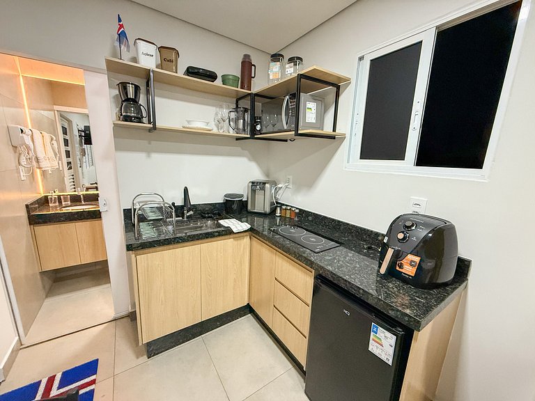 Islândia - Flat Studio apenas 100m Parque de Exp.