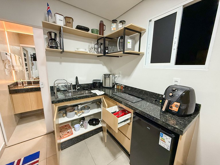 Islândia - Flat Studio apenas 100m Parque de Exp.